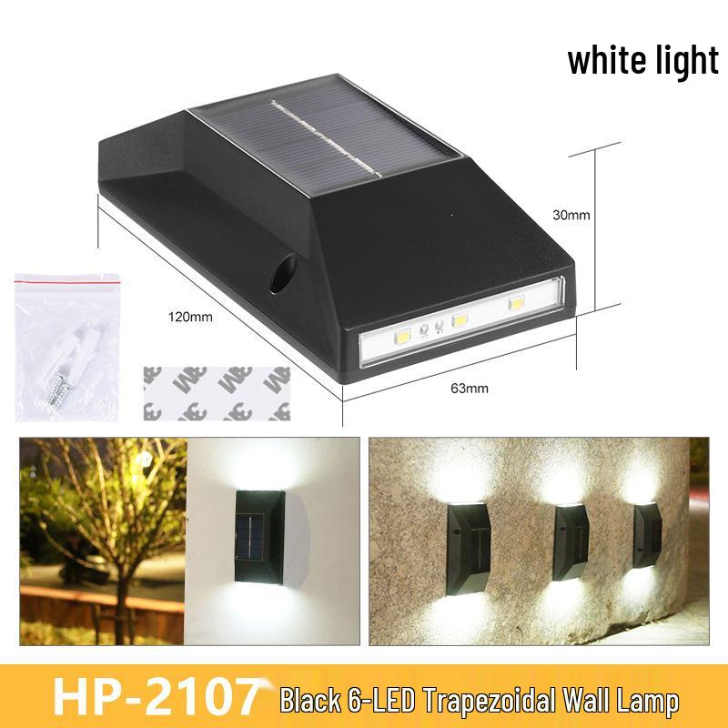 Waterproof Solar Wall Lamp for Outdoor Terrace, Garden, and Balcony Decor