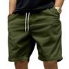 Shorts Casuais Versáteis de Veludo Cotelê Fino Calças de Cinco Pontos Masculinas de Verão