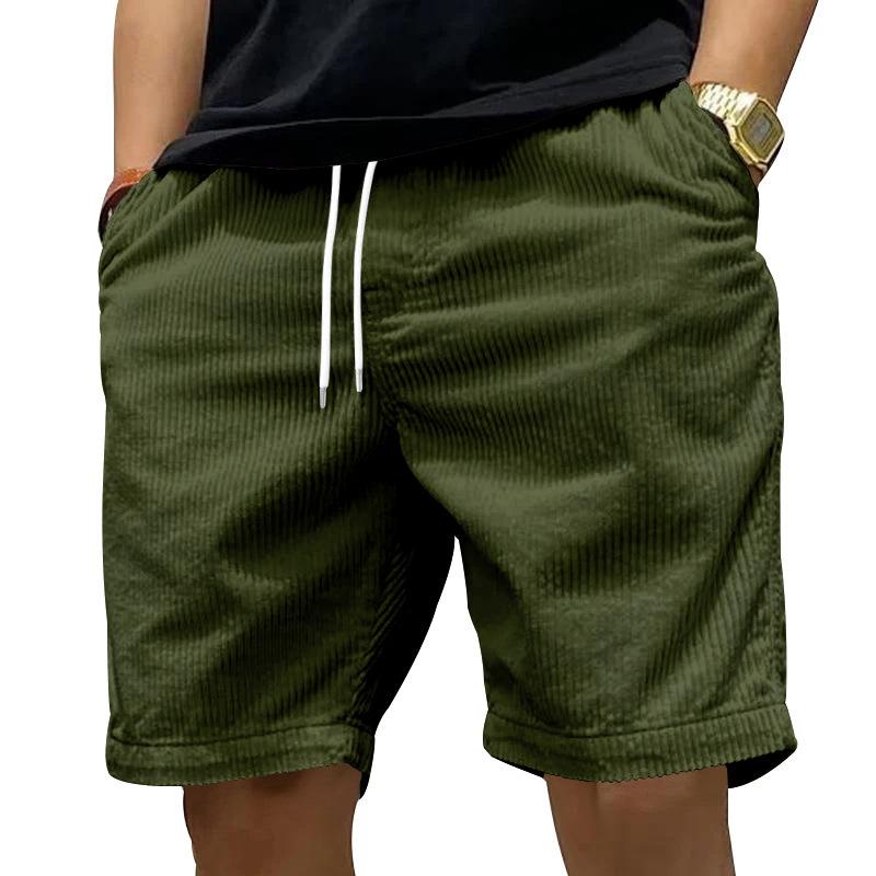Sommer Herren Cord Jogginghose Casual Shorts Herren Strand Shorts Basketball Kurze Hose Einfarbig Label Sportswear Herren