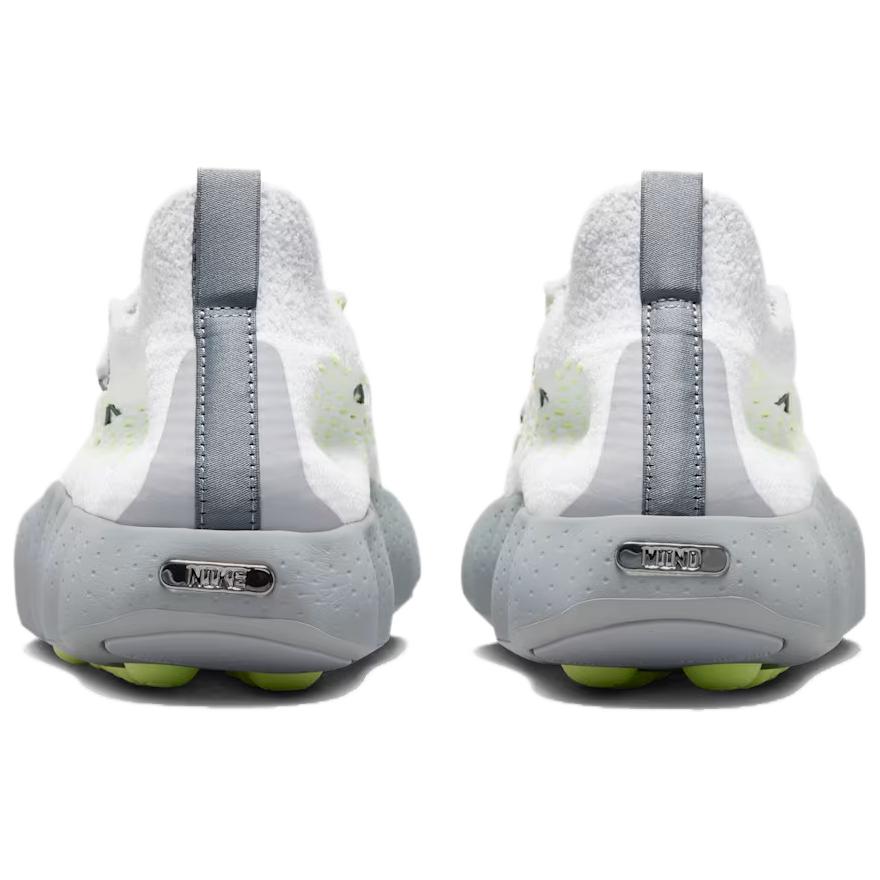 Nike Mind 002 Flyknit Bílá Tmavě Šedá Pánské Tenisky Tmavě Šedá-Čistá Platina-Vlčí Šedá-Sotva Volt IR2176-100
