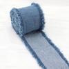 New 1.5Yards Denim Ribbon Blue Cowboy Solid Color DIY Sewing Crafts Hairclip Bows Jeans Cloth Fabric Bridal Bouquets