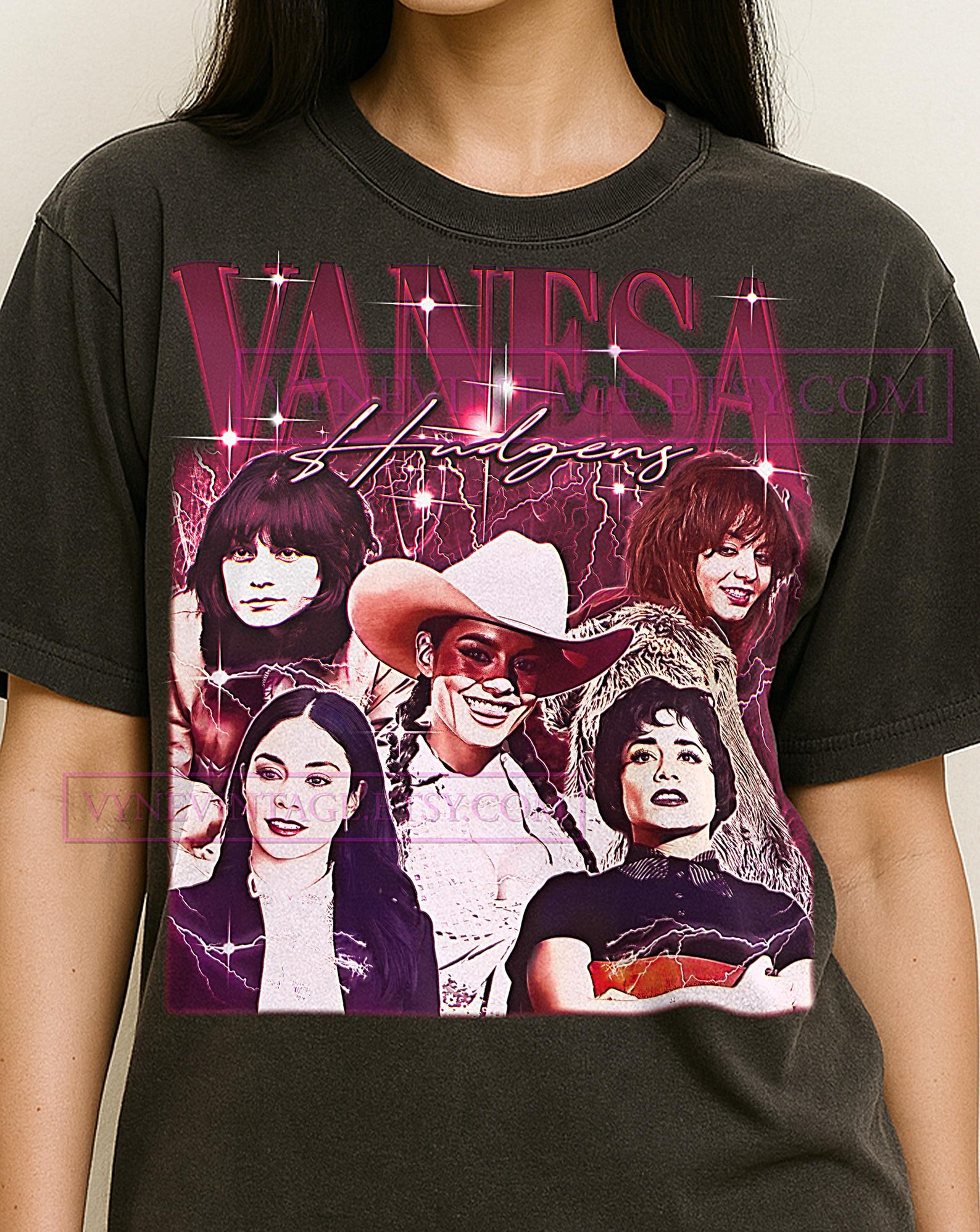VANESSA HUDGENS T-Shirt, Vintage Actress Singer Star Performer Tee, 90s Retro Throwback, Vanessa Hudgens Sweater XL