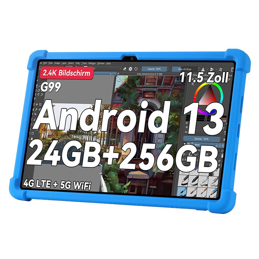 Für Blackview MEGA 1 2024 11,5-Zoll-Tablet, weiche Silikonhülle, verdickte Eckenabdeckung, stoßfeste Funda, rutschfeste Coque für Kinder