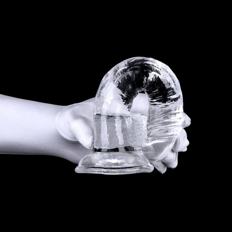 Transparent Clean Dick Dildo L 15 X 4.5cm - ClearlyHorny - TRANSPARENT DILDO