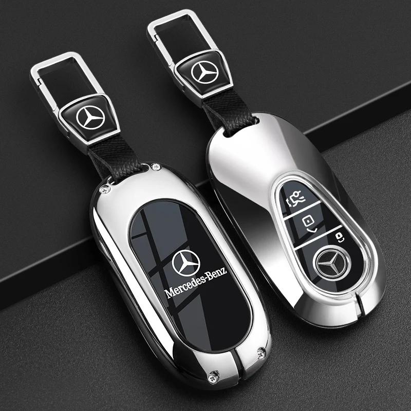 SUG2   Car Key Case Cover for Mercedes Benz E C S GLC Class E200 E400 E63 W213 S550 S560 C260 A200 Key Shell Protector