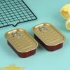 2 Stück Metall Rechteckig Leer Mini Blechdose Versiegelte Lebensmittel Dose Mit Zugring Deckel Mehrzweck Kleiner Organizer Aufbewahrungsbox