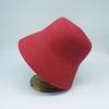French Retro Black And White Red Bell Bucket Hat Women'S Summer Sunshade Vacation Beach Versatile Fisherman Basin Hat Straw Hat