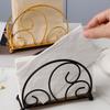 Nordic Cloud-Shaped Napkin Holder 3D Wrought Iron Hollow-Out Tissue Stand for Hotel Restaurant Decor