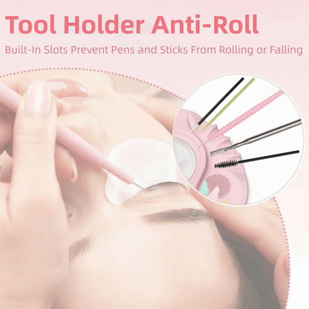 Portable Silicone Makeup Mat Reusable Nail Art Gel Pad Foundation Palette  Art Beginner