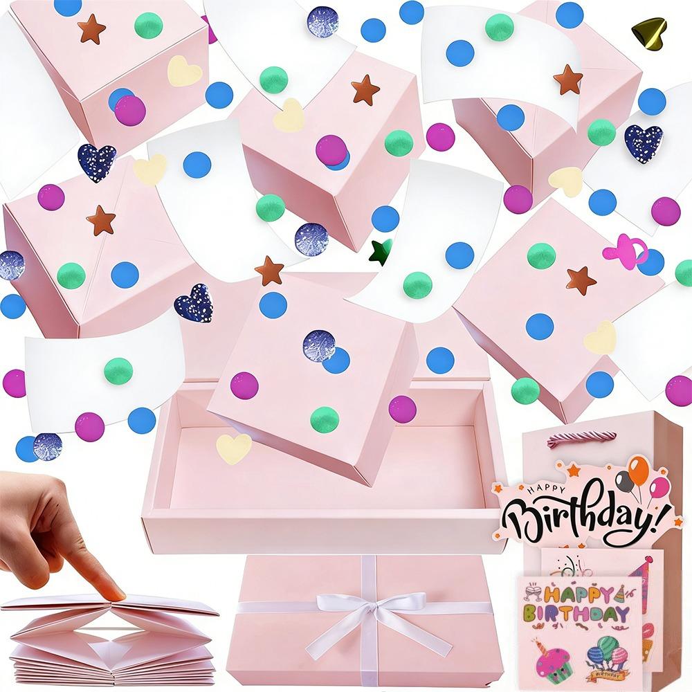 Всплывающая взрывная складная подпрыгивающая подарочная коробка украшения для вечеринки коробка-сюрприз для дня рождения B