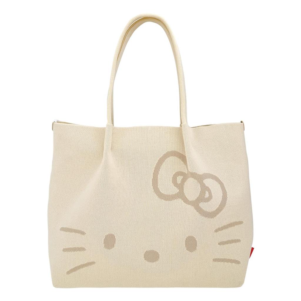 Hello Kitty Tote Hand Ivory [Rootote] Bag, Washable, Women's, 8381, Washable, IP.Medium.Fresh.Hello Kitty-A [02]