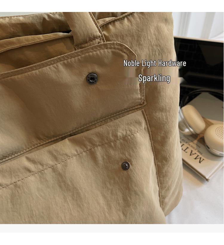 Japanese Harajuku Canvas Shoulder Bag for College Students - Women's Crossbody Tote