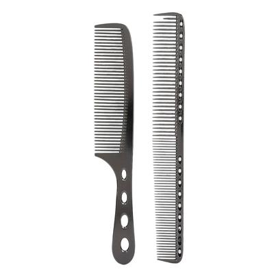 Portable Aluminum Hair Combs Salon Anti Static Styling Comb Hairdressing Tool