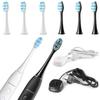 Sonica B3 White And Black Sonic Toothbrush Set