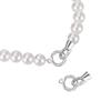 S925 Sterling Silver Zirconia Round Clasp for DIY Beaded Pearl Necklace or Bracelet