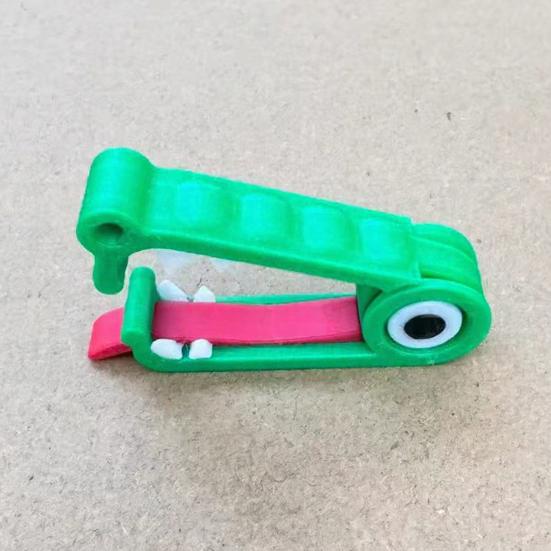 1/2/3/4/5Pcs 3D Printed Crocodile Cable Organizer Reusable Earphone Charging Cable Power Cord Holder Clip Fixator Keeper Wire Management Tools