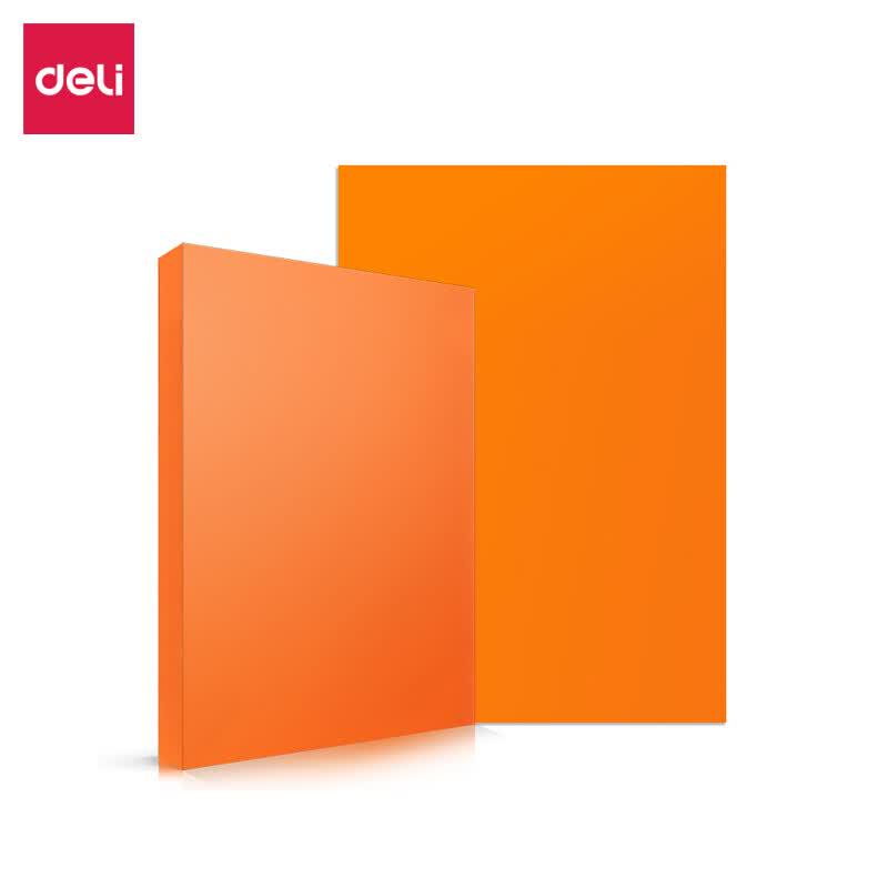 Deli A4 Orange Multipurpose Paper
