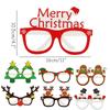 Kids Christmas Merry 3d Paper Glasses For Party Photo And Seasonal Event Decor