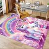 1pc Unicorn Hello Kitty Carpet Office Rug Outdoor Mat Home Decor Area Carpet Festival Gift Office desk chair carpet