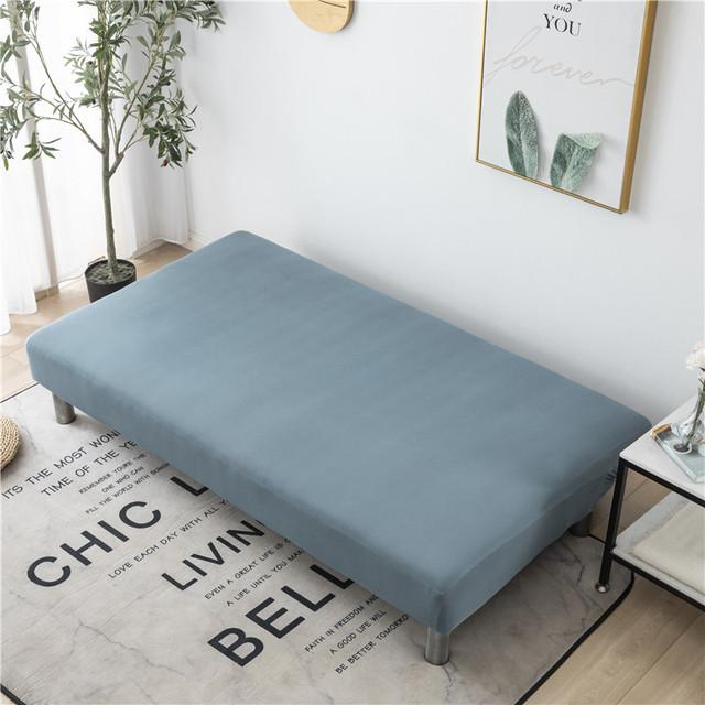 Solid Color Sofa Bed Cover All -Inclusive Folding Sofa Covers For Living Roon Tight Wrap Couch Cover Without Armrest Funda Sofa for Home