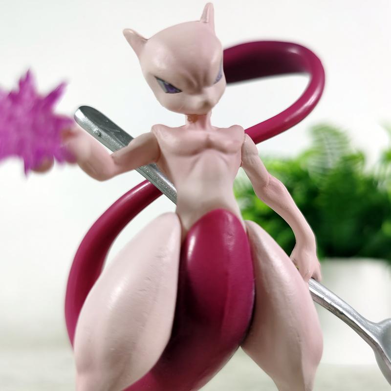 12.5cm Pokemon Mewtwo Anime Action Figure Pvc Collection Model Toys Gifts