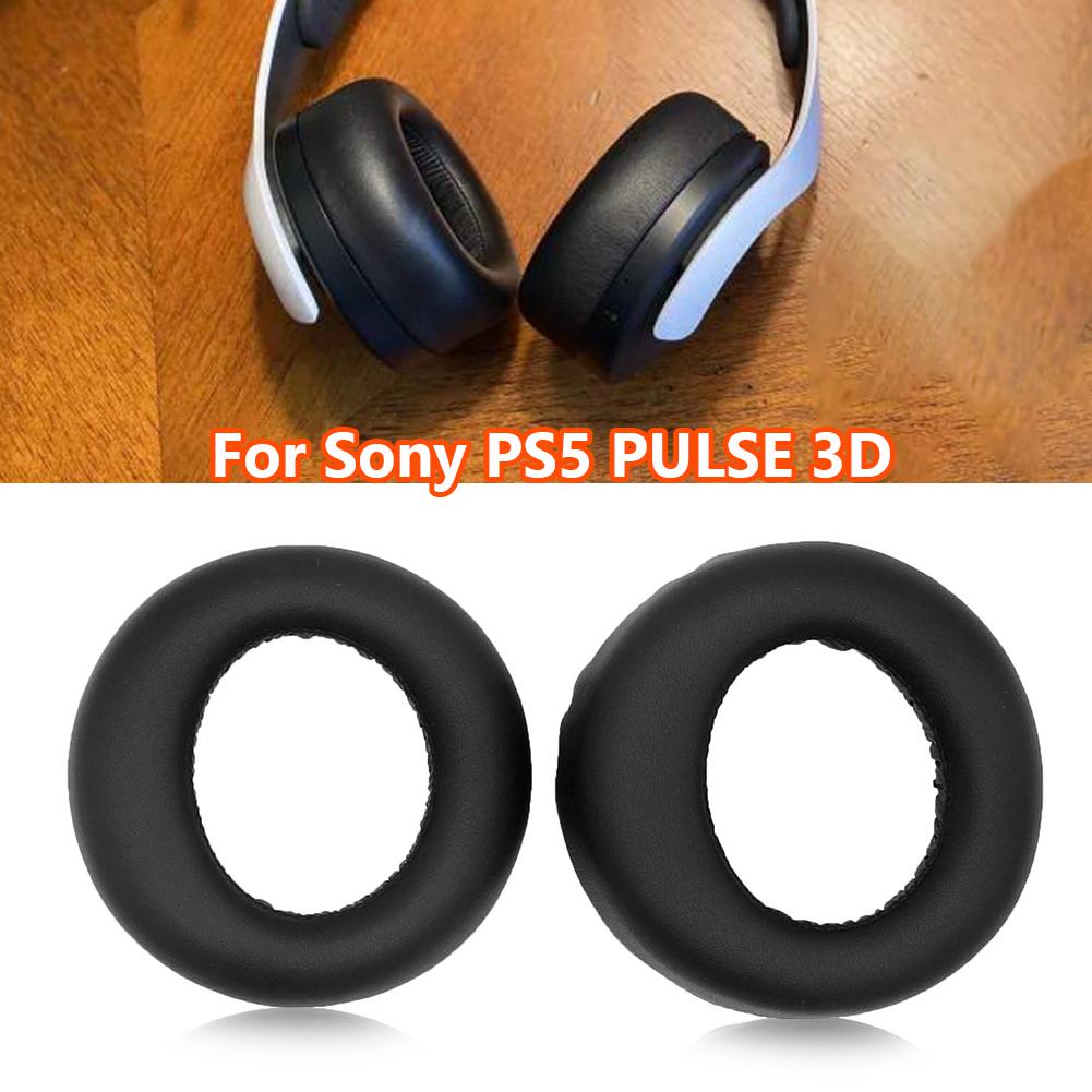 1 Pair Ear Pads Soft Ear Pads Cushions Comfortable Ear Cushions Cover Earmuff for Sony Playstation 5 Pulse 3D Wireless Headset