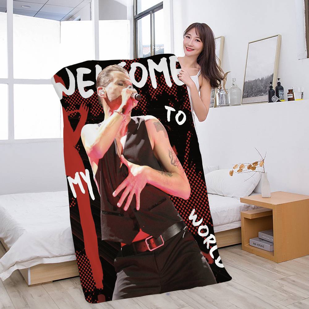 Depeche-Mode Singer Star Microfiber Beach Towel Absorbent Quick Dry Soft Yoga Swimming Resort Mountain Climbing Towel