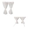 1/12 Scale Mini Window Curtain for DIY Micro Landscape Tiny House Decoration