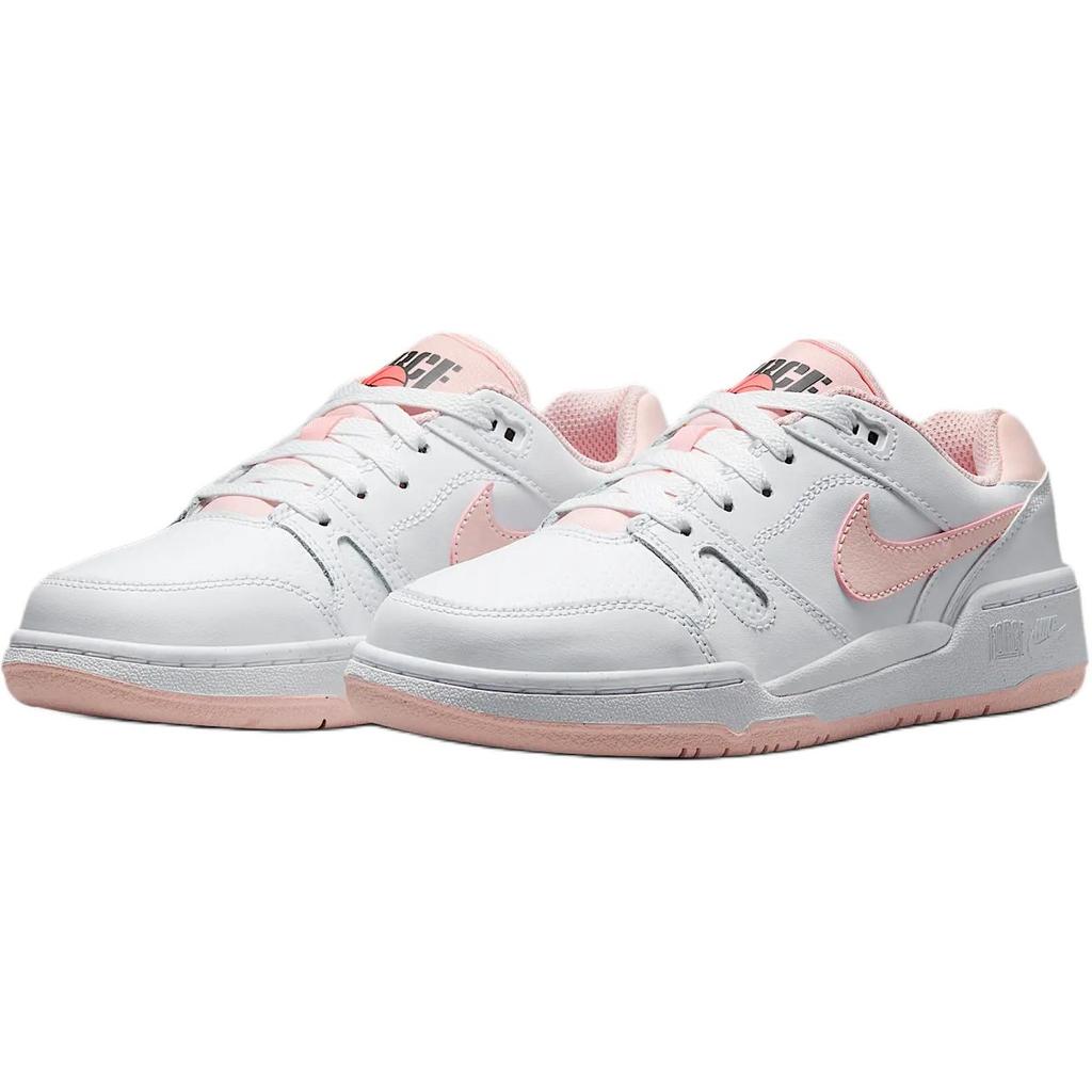 Nike Full Force Low GS Echo Pink Kids Sneakers White Bright-Mango Black FV5929-107