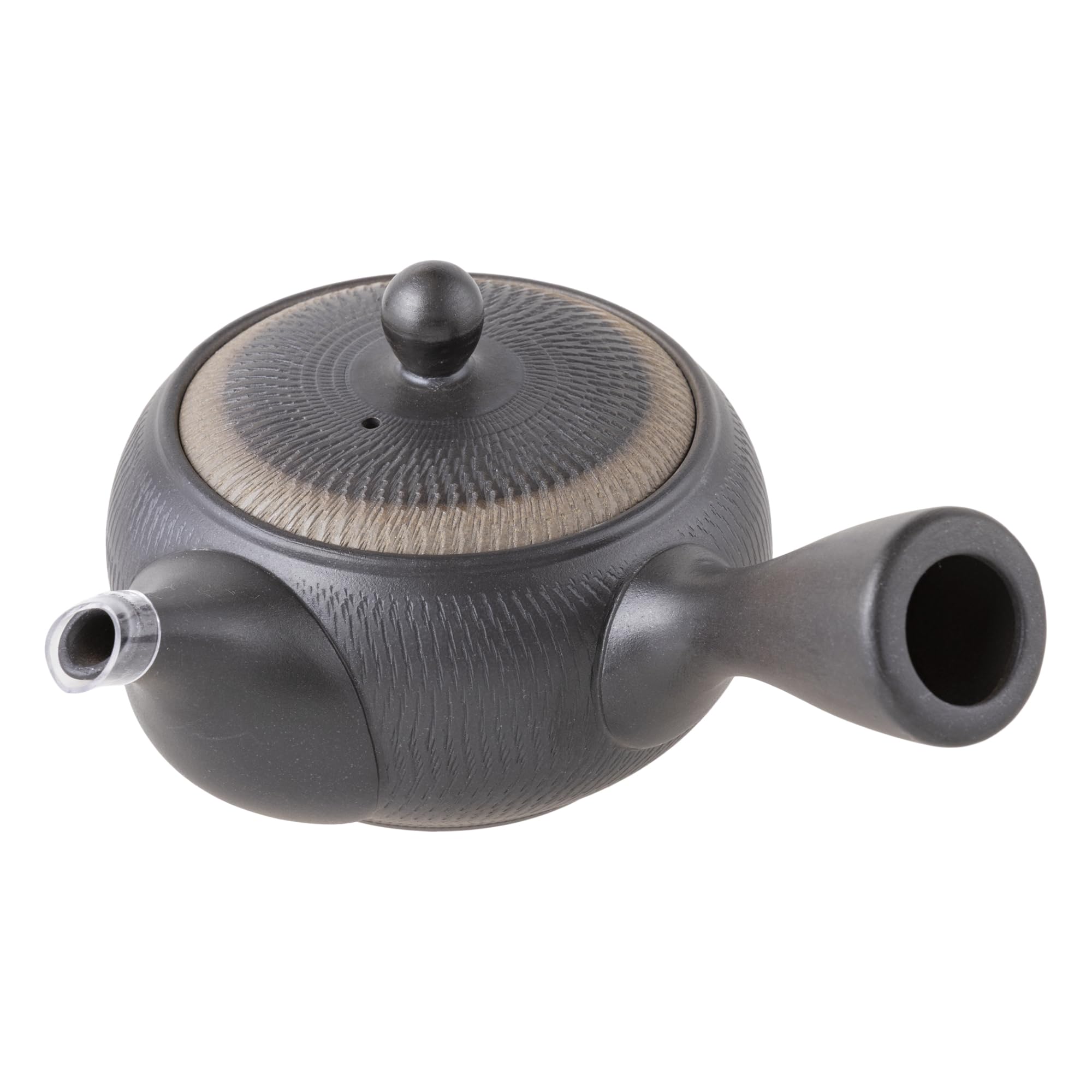 

Tokoname-yaki teapot, Morimasa, black-glazed, 360ml, with a Ceramesh lining, suitable for gyokuro and kabusecha tea, made in Japan, boxed, tk003