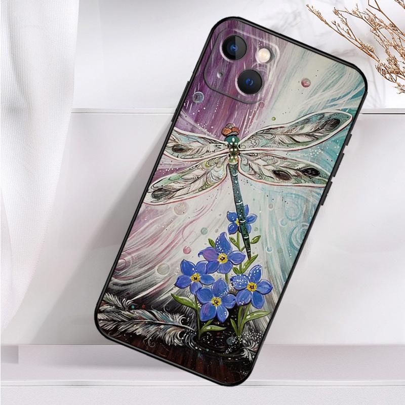 Dragonfly Shockproof Case For iPhone 17 15 16 Pro Max 11 14 Plus 12 13 Mini 16e 17 Air Phone Cover