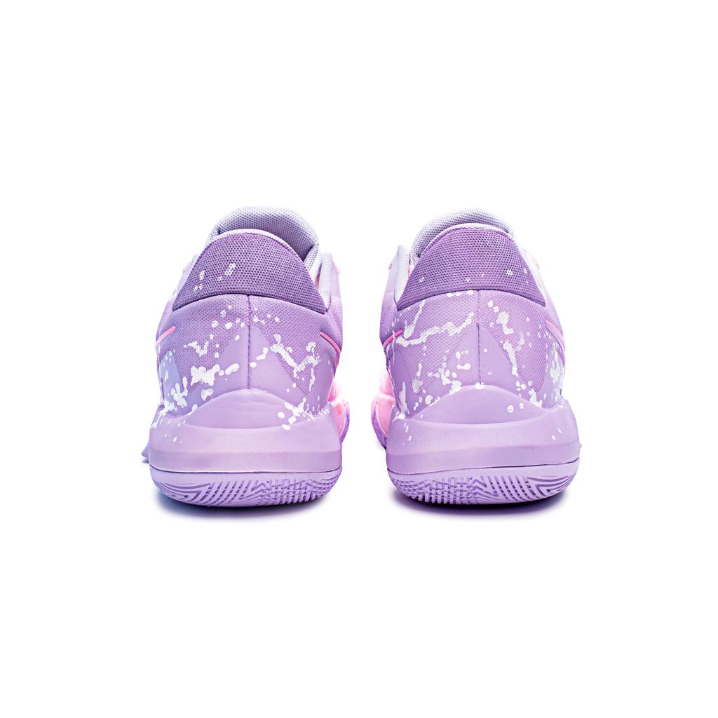 Nike Precision 6 Cushioning, Wear Resistant Low top Basketball Shoes Men's Pink Purple DD9535-100(Team-853)