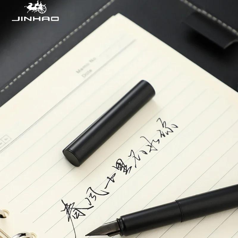 JINHAO 35 Series Fountain Pen All Steel Luxury EF/ F Nib Business Office Student School Writing Pens Stationery Supplies PK 9019
