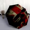 1pc AC DC Skull Automatic Open, Windproof, Compact Travel Umbrella, Gift for Birthday, Christmas, Business 93098
