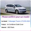 For Volkswagen VW Touran L 5T 2016~2023 Car Air Outlet Cover Exhaust Under Rear Seat Conditioner Ventilation Interior Accessorie