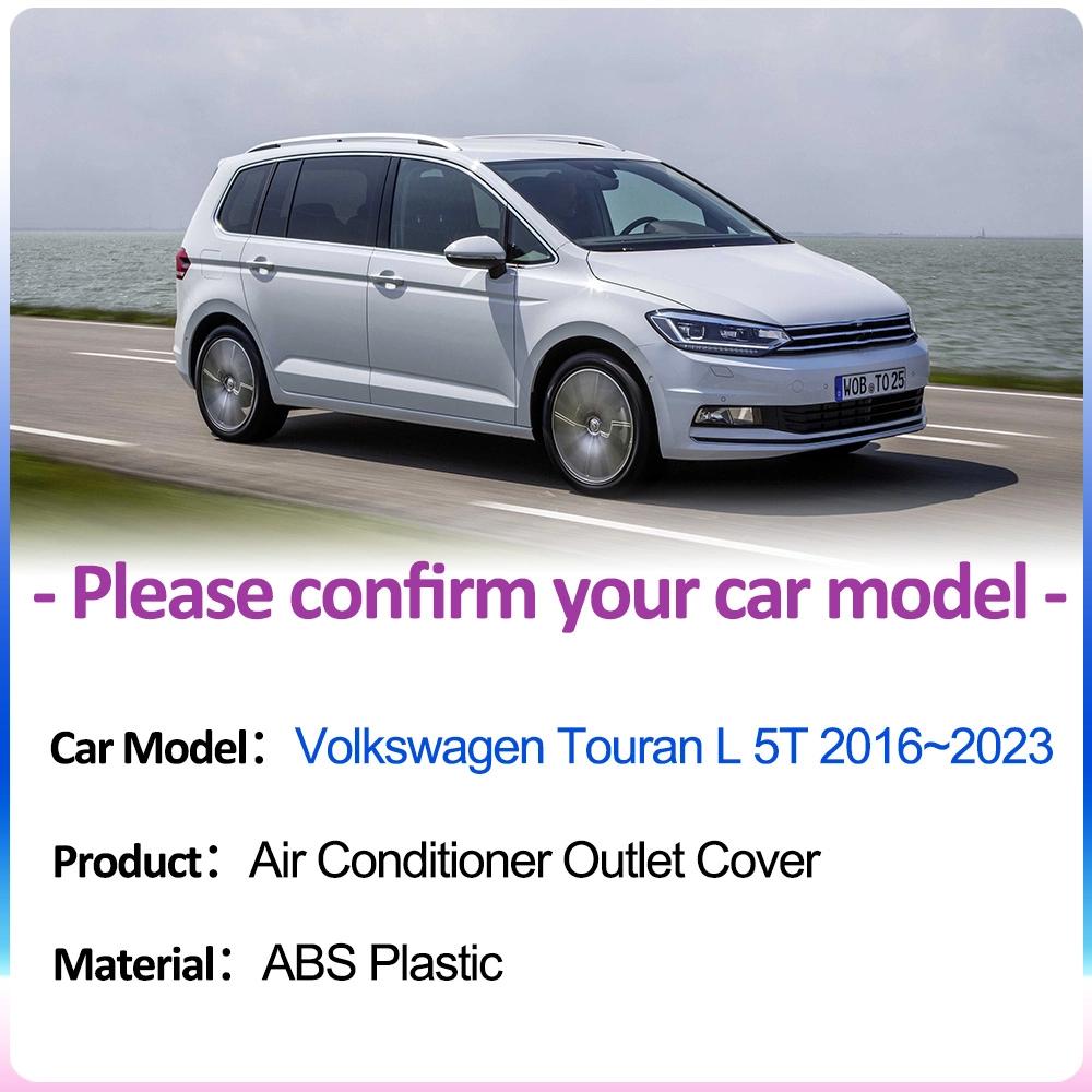 For Volkswagen VW Touran L 5T 2016~2023 Car Air Outlet Cover Exhaust Under Rear Seat Conditioner Ventilation Interior Accessorie