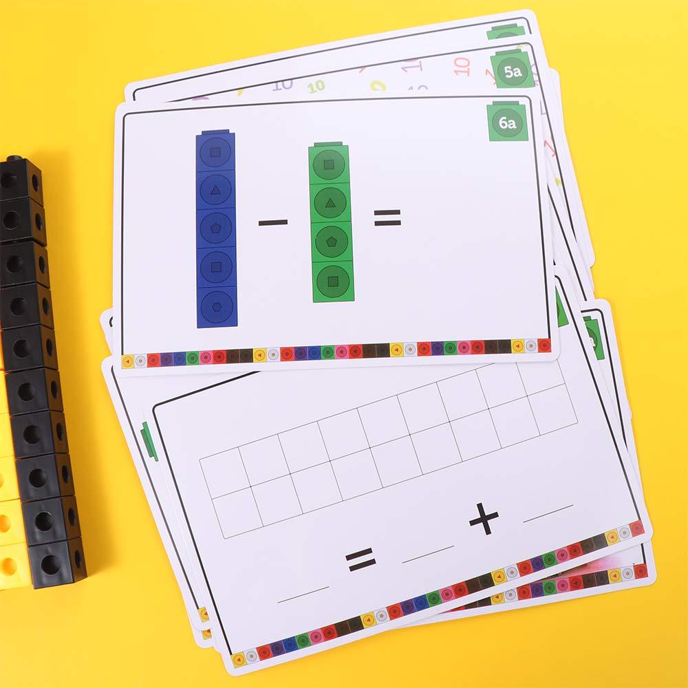 Montessori Cube Puzzle Building Blocks Multilink Rainbow Building Blocks Toy  Birthday Gifts
