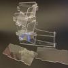 Board Game Dices Rolling Tower Portable Dices Dispenser Roller Acrylic Clear Dices Tower Tabletop Game Accessories