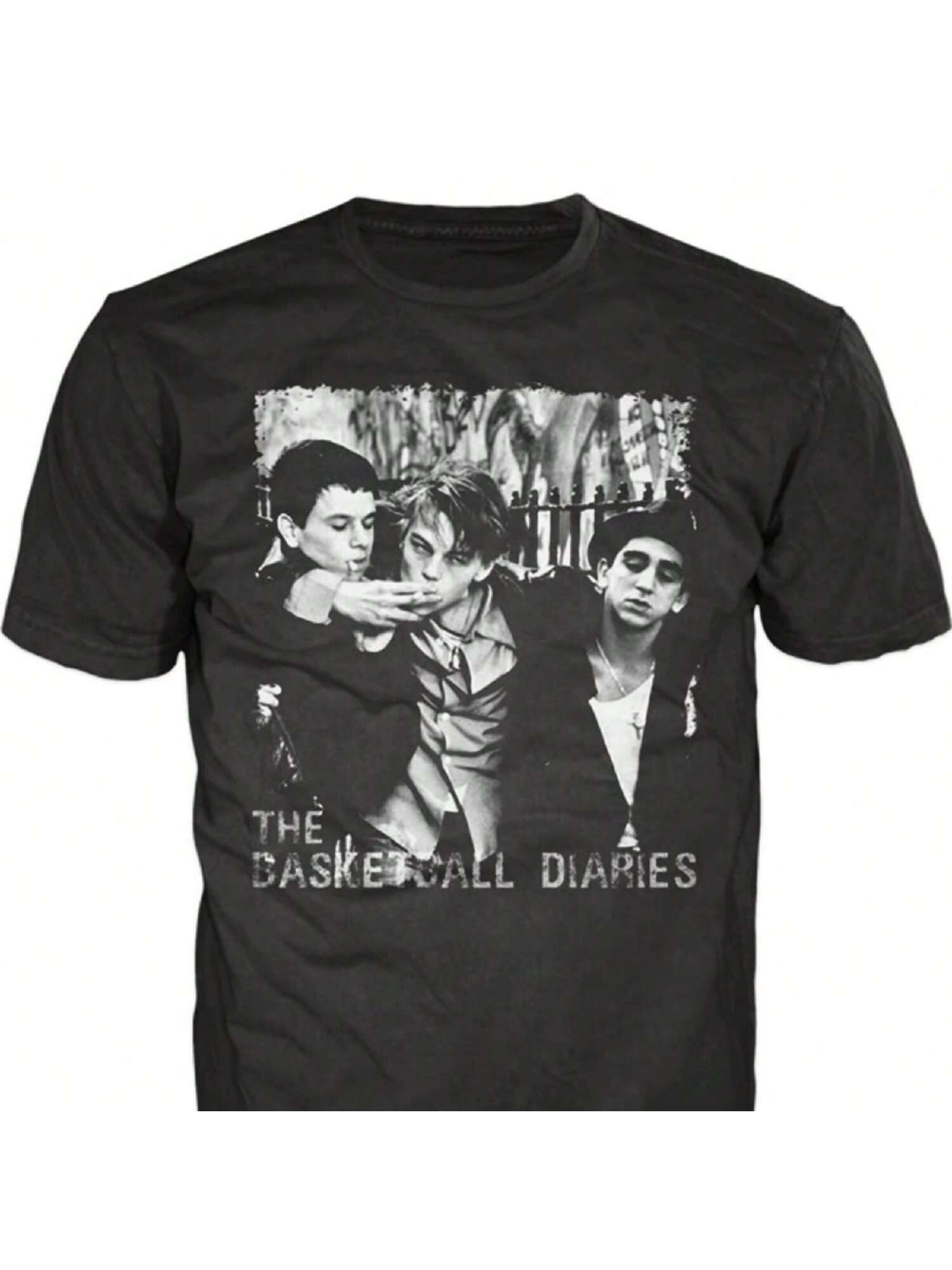 The Basketball Diaries T-Shirt - Cult Classic Retro Movie, Leonardo DiCaprio, Mark Wahlberg, Sweater, 80 s, 90 s S разноцветный