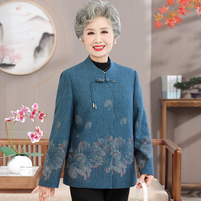 Madam Datang New Chinese Style Autumn Tang Suit Jacket for Senior Women