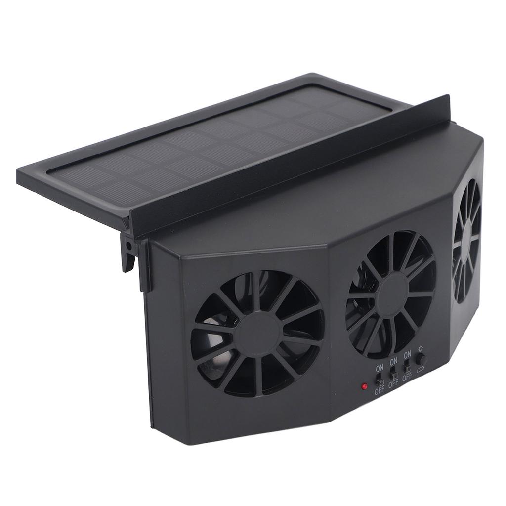Samochodowy wentylator wyciągowy Wentylator cyrkulacji powietrza zasilany energią słoneczną Samochodowy wentylator do szyb do usuwania zapachów ciepła