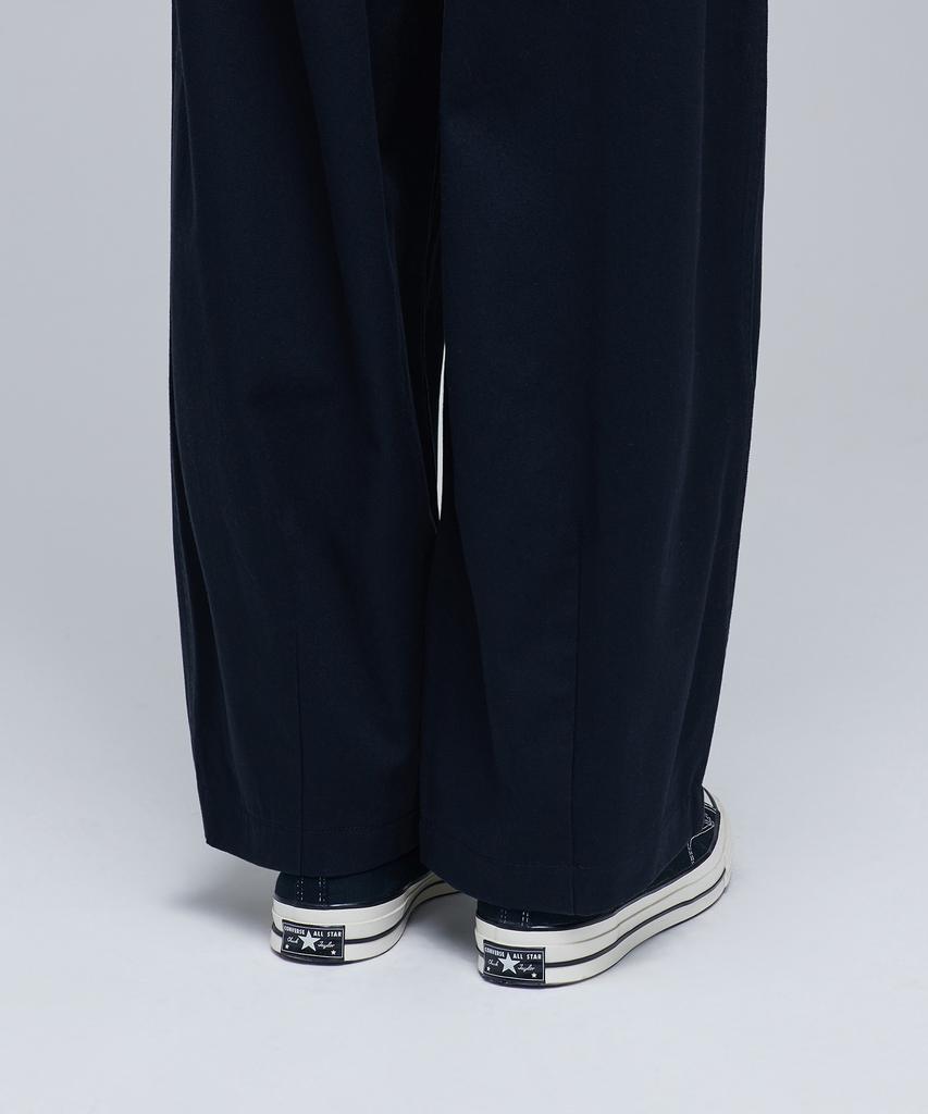 MUSINSA STANDARD Cotton Wide Balloon Pants [Navy]