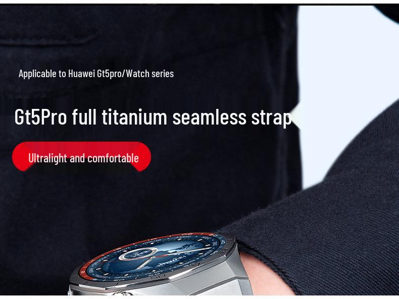 Titanium Alloy Strap for Huawei GT5/Pro GT4/Watch5/4/6 - Business Style Watch Band