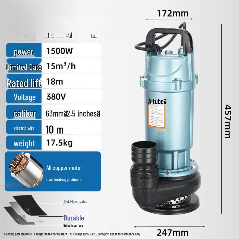 

220V 1500W Three-Phase Submersible Drip Irrigation Pump