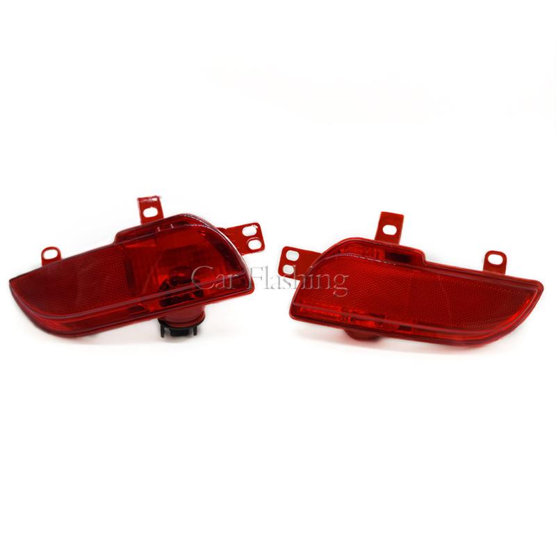 For Peugeot 206 207 rear bumper fog light reflector rear bumper light