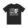 I Like Murder Shows Comfy Clothes and Maybe 3 People T-Shirt True Crime Floral