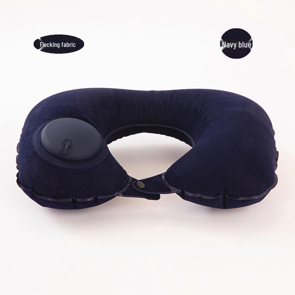 Quick Inflate U-Shaped Travel Neck Pillow
