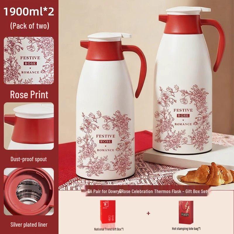 

Shangqi Festive Red Smart Electric Thermos Kettle