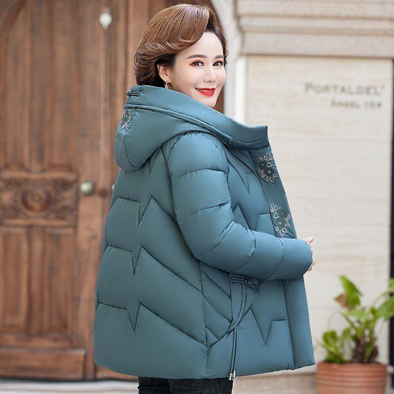 

Женская зимняя куртка-пуховик с хлопковой подкладкой и флисовым капюшоном, толстые парки, теплое свободное длинное пальто, зимнее пальто свободного кроя XXXXXL