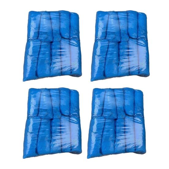 100/200/300/400/500Pcs Disposable Shoe Cover Non-Slip Thick Waterproof Boot Cover Men Women Elastic Indoor Floor Protection Dustproof Shoe Cover